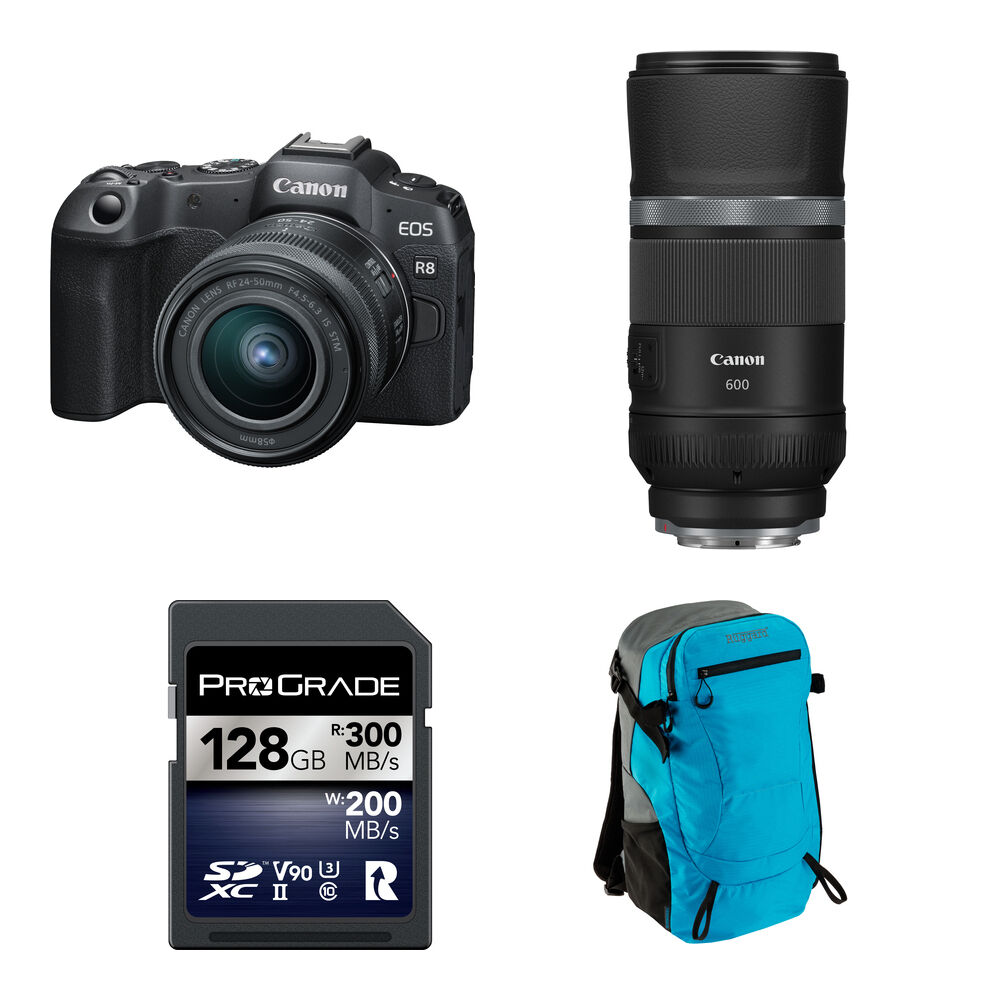 5ec74dcd6f865d8f63b2542e6357f270.jpg Canon EOS R8 Mirrorless Camera Wildlife Photography Kit - Imagen 1