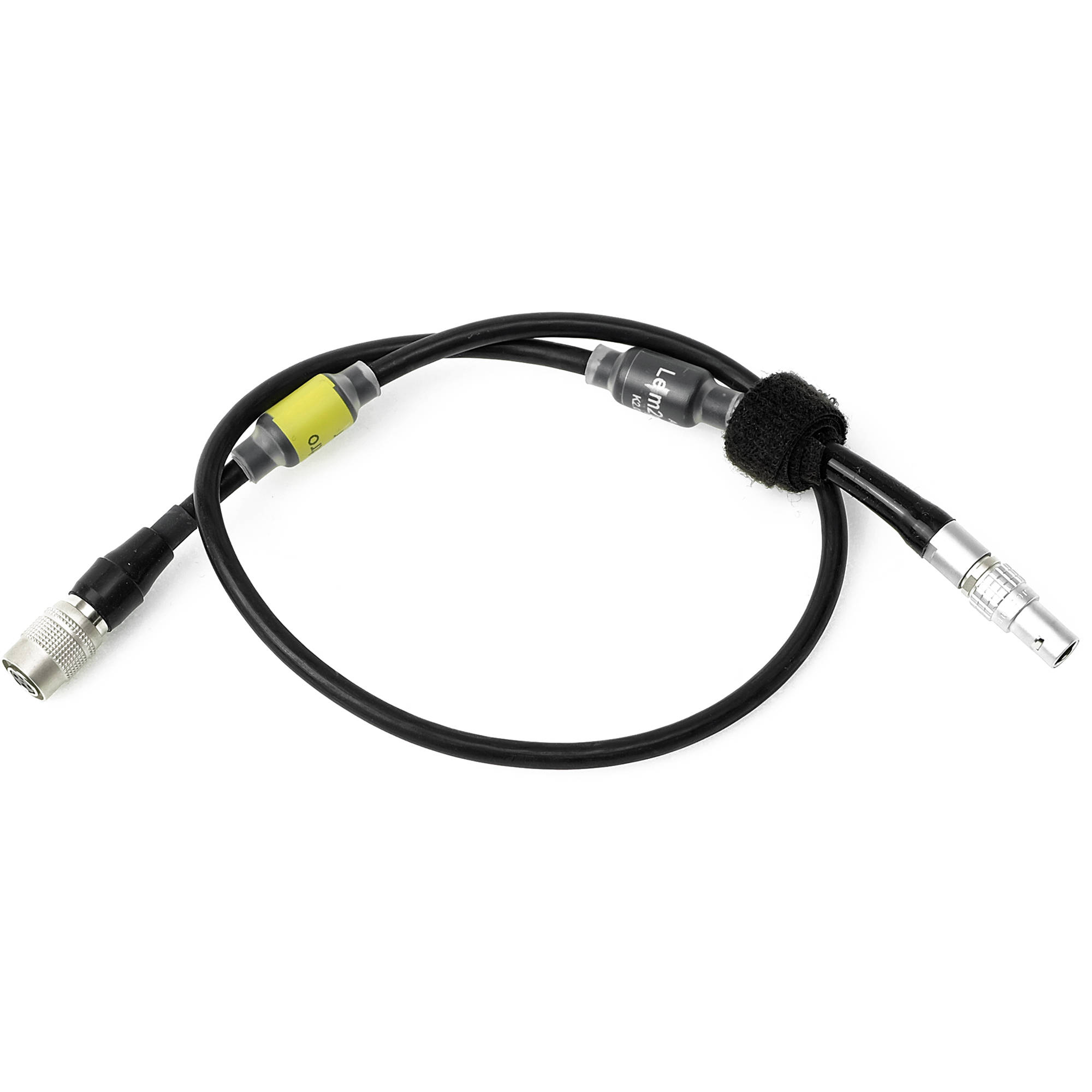 5f80464839bc4f53efe91581e4dd096d.jpg ARRI 12V, 2-Pin LEMO-Type Male to 4-Pin Hirose-Type (Female) Power Cable (20") - Imagen 1