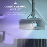Kodak FLIK X10 Proyector de cine en casa Full HD de 150 lúmenes con kit de pantalla de 100" - Imagen 9