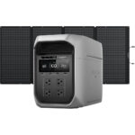 Central eléctrica portátil EcoFlow DELTA 3 Max Plus con panel solar de 400W