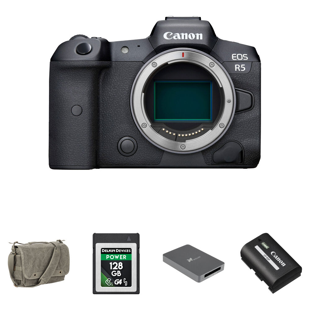 60e97fe821db9443056660ff3262a1d2.jpg Canon EOS R5 Mirrorless Camera with Essentials+ Kit - Imagen 1