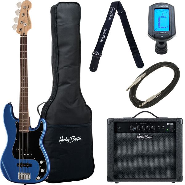 6104deda142165aa030d9e9f9413a21e.jpg Squier Affinity P Bass PJ LPB Set - Imagen 1
