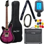 Harley Benton CST-24T LH Purple Burst Bundle
