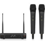 Behringer XTM1-35 DUAL VOCAL SET Sistema de micrófono cardioide de mano inalámbrico para 2 personas (EE. UU.: 584 a 608 MHz) - Imagen 2