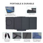 Panel solar EcoFlow 160W - Imagen 3