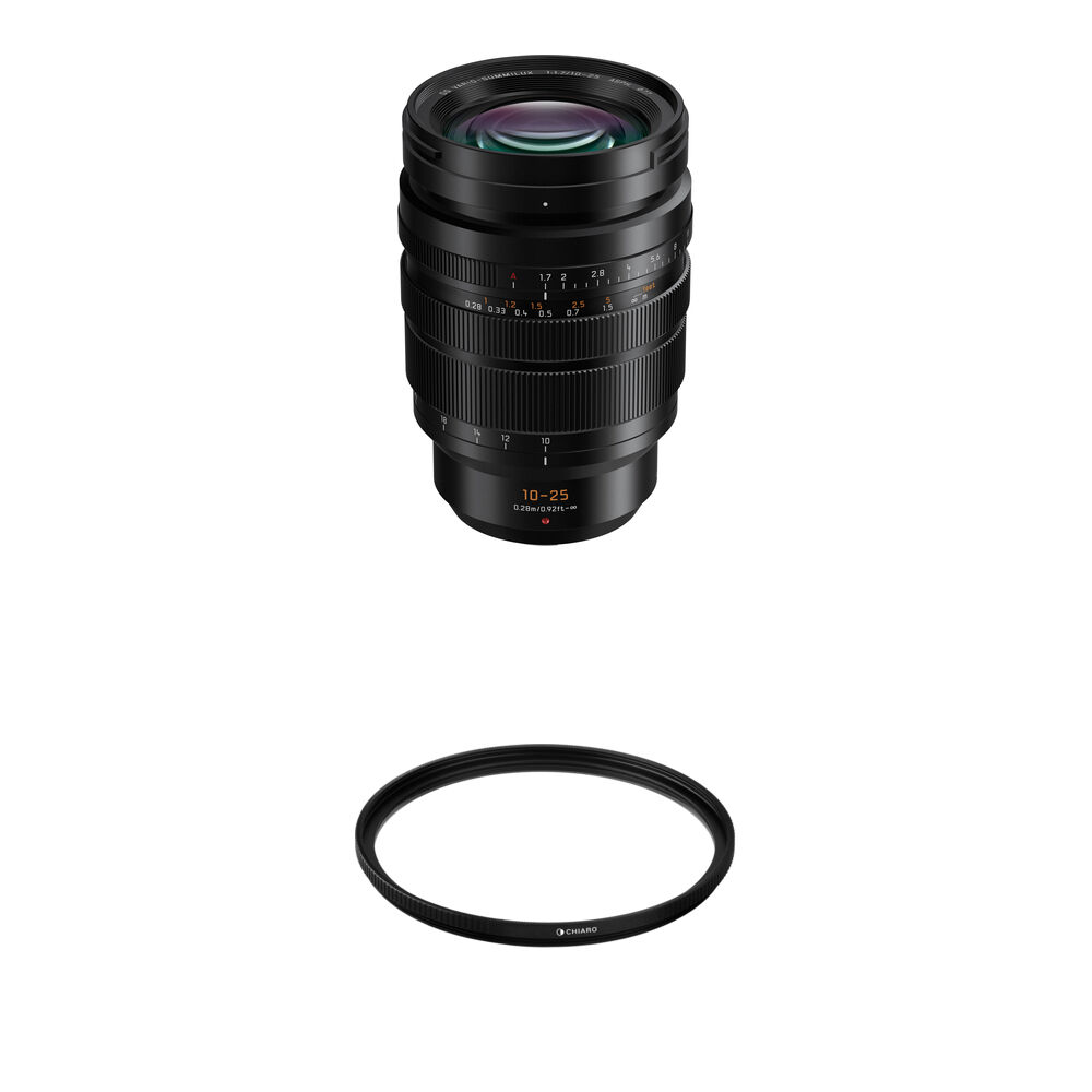 624abb190ba001480dc766ed1310bb12.jpg Panasonic Leica DG Vario-Summilux 10-25mm f/1.7 ASPH. Lens with UV Filter Kit - Imagen 1