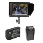 Monitor en cámara Elvid RigVision de 7" con kit de batería y cargador - Imagen 2