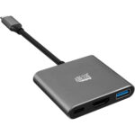 Estación de acoplamiento multipuerto USB-C 3 en 1 Adesso (compatible con TAA) - Imagen 3