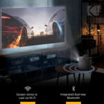 Proyector inteligente Kodak FLIK HD9 de 200 lúmenes Full HD (blanco) - Imagen 4