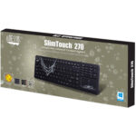 Adesso SlimTouch 270 Teclado táctil antimicrobiano impermeable (negro) - Imagen 10