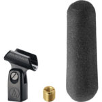 Audio-Technica AT875R Kit de micrófono tipo cañón corto con soporte antivibración y cable XLR - Imagen 7