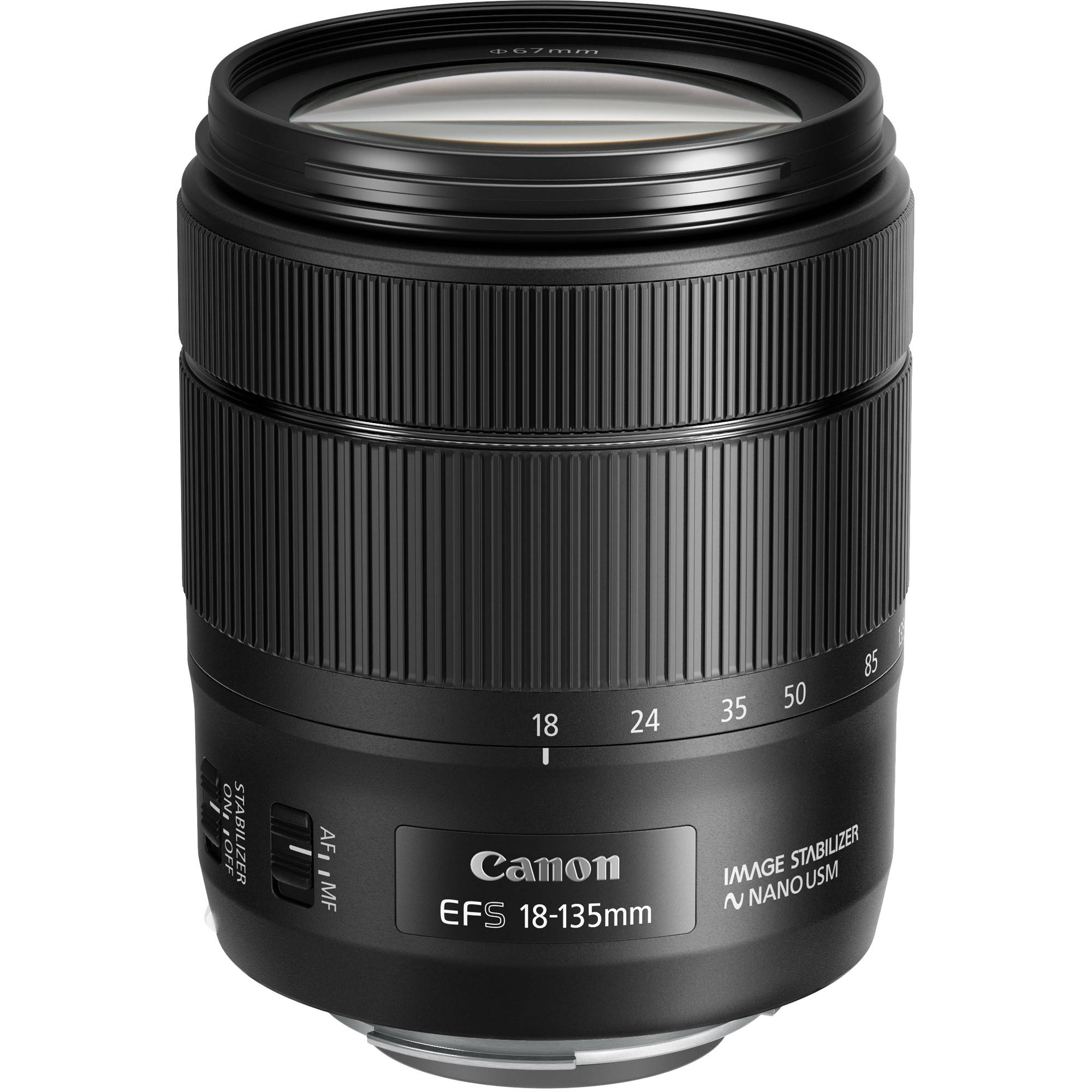 6631874989a1f64821fe3f6a56b802f7.jpg Canon EF-S 18-135mm f/3.5-5.6 IS USM Lens (Refurbished) - Imagen 1