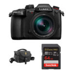Cámara sin espejo Panasonic LUMIX GH5 II con lente de 12-60 mm y kit de accesorios