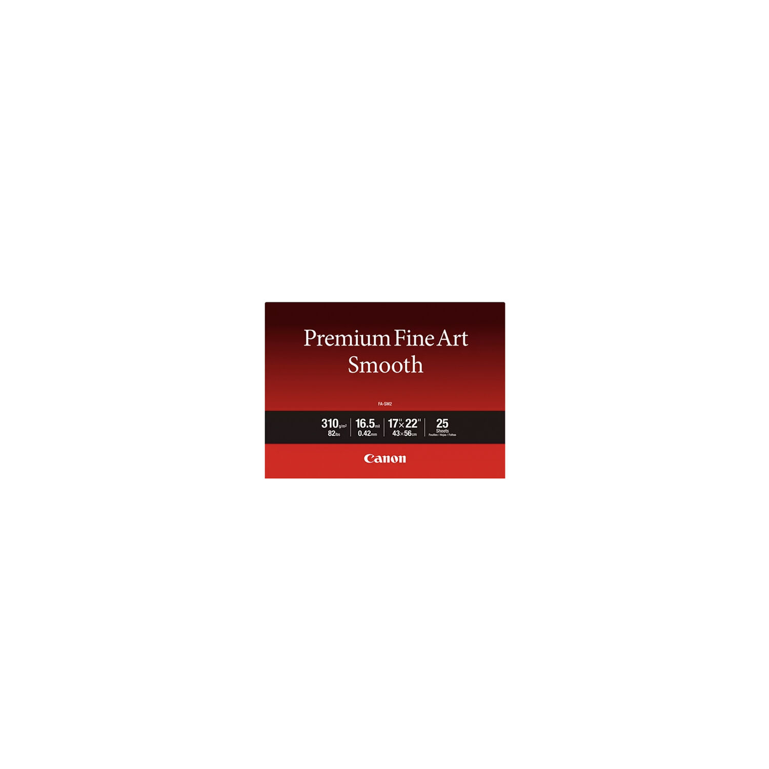 6720facd73ef34eda70a1eb199109e3a.jpg Canon Premium Fine Art Smooth Photo Paper (17 x 22", 25 Sheets) - Imagen 1