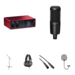 Kit de grabación de interfaz de audio USB-C Focusrite Scarlett 4i4 de 4ta generación - Imagen 2