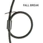American DJ SC6B Cable de seguridad (31,5", negro) - Imagen 3