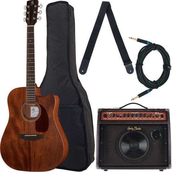 67ca27ec8cd042bc1654ac08643a6edb.jpg Harley Benton Custom Line CLD-15MCE Bundle - Imagen 1