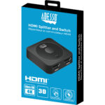 Adesso CyberHub AUH-5100 UHD 4K60 Divisor y Conmutador HDMI - Imagen 3