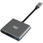 Estación de acoplamiento multipuerto USB-C 3 en 1 Adesso (compatible con TAA) - Imagen 2
