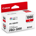 Canon PFI-1000 R LUCIA PRO Red Ink Tank (80mL) - Imagen 2