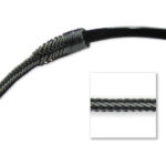 Carson ER-20 Retenedor de gafas Gripz trenzado (estándar, tormenta de medianoche)