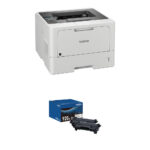 Impresora láser monocromática Brother HL-L5210DN con kit de cartuchos de tóner negro de alto rendimiento TN920XL2PK - Imagen 3
