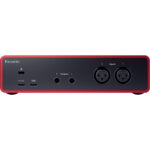 Kit de interfaz de audio Focusrite Scarlett 2i2 USB-C (4.ª generación) con altavoces JBL 305P MkII - Imagen 12