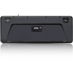 Teclado multimedia Adesso EasyTouch 132 con concentrador USB de 3 puertos (negro) - Imagen 2