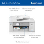 Brother MFC-J6555DW INKvestment Tank All-in-One Color Inkjet Printer - Imagen 6