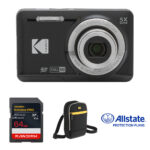 Cámara digital Kodak PIXPRO FZ55 con kit de lujo (negro) - Imagen 3