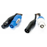 American DJ 3-Pin XLR + powerCON In/Out Combo Link Cable (3') - Imagen 2