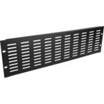 Panel de rack en forma de U Adam Hall con ranuras horizontales (19", 3 RU)