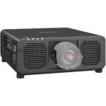 Panasonic PT-REQ15LBUG Proyector láser DLP UHD 4K con desplazamiento de píxeles de 15,000 lúmenes (sin lente, negro, compatible con TAA)