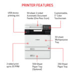 Canon imageCLASS MF753Cdw Multifunction Wireless Color Laser Printer with High-Capacity Toner Cartridges Kit - Imagen 11