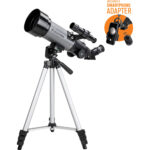 Celestron Travel Scope DX 70 mm f/6 AZ Telescopio refractor y kit de filtro solar EclipSmart - Imagen 11