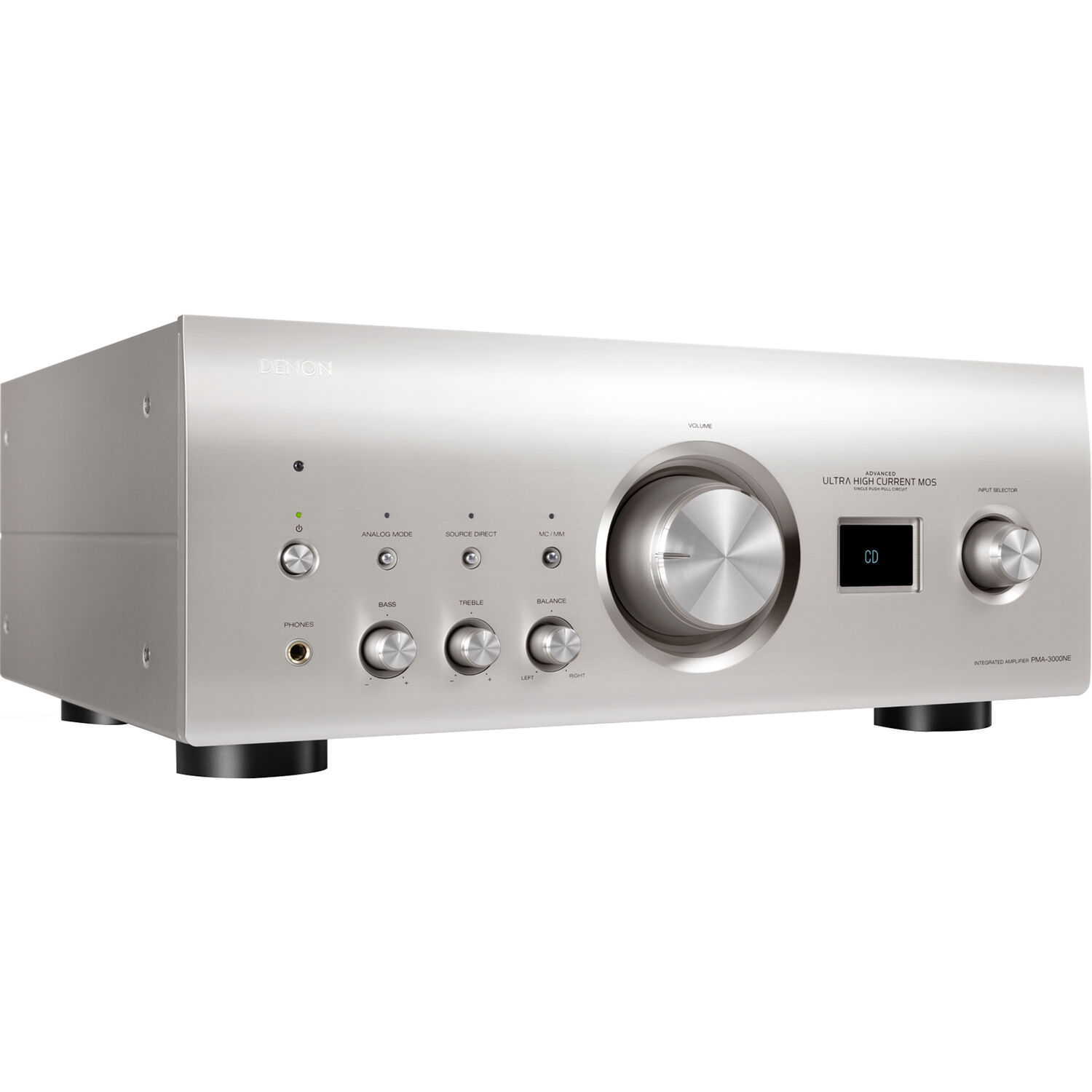 6cf1fc7fef6e06341dbe0108caa6416f.jpg Denon PMA-3000NE Amplificador integrado estéreo de 160 W (plateado) - Imagen 1