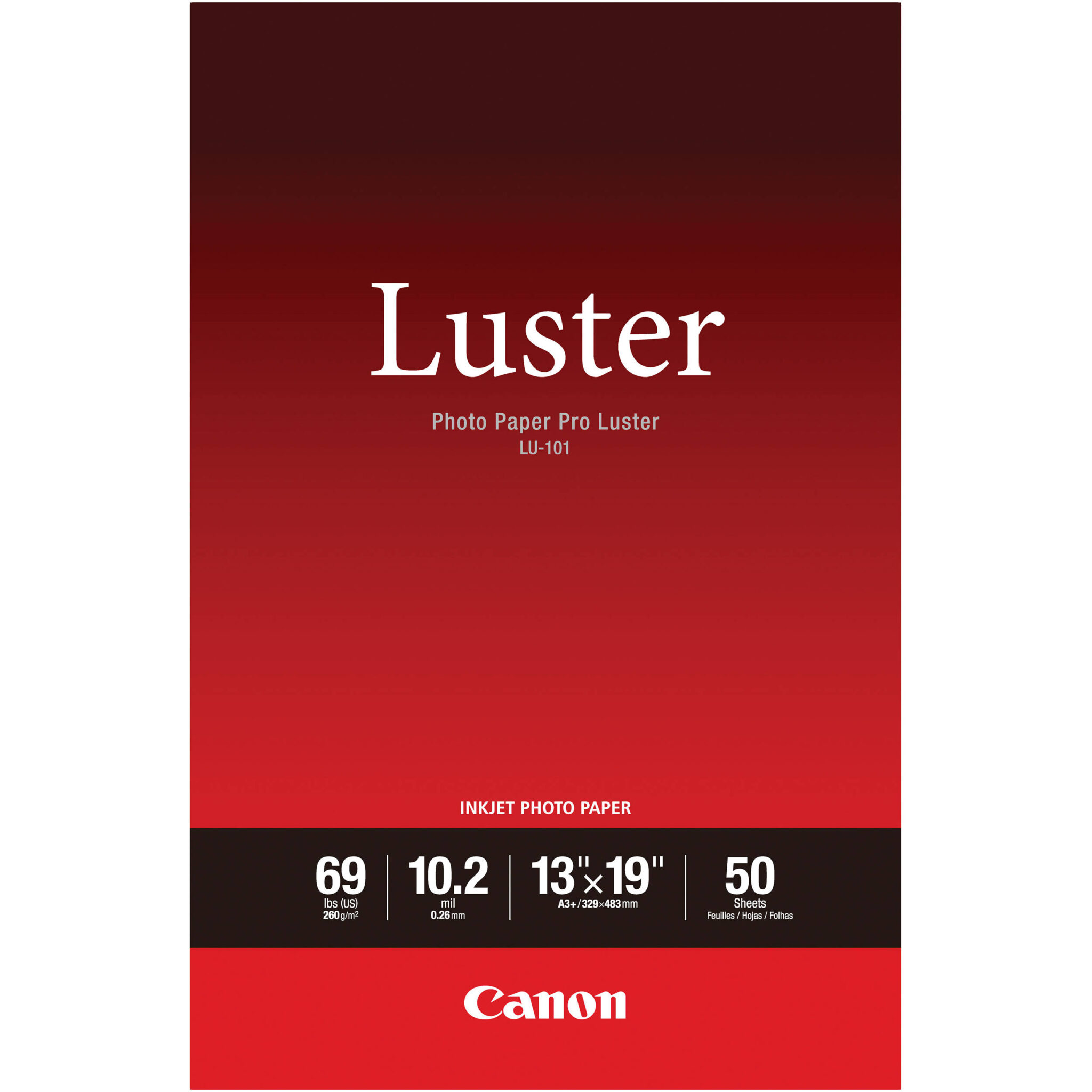 6d4b2b0aa8d8a890e7a0cb733aec0b10.jpg Papel fotográfico Canon Pro Lustre (13 x 19", 50 hojas) - Imagen 1