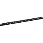 Adam Hall Panel para rack en forma de U de 19" con ranuras de ventilación verticales (0,5 RU)