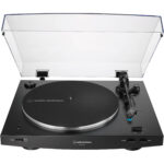 Audio-Technica AT-LP3XBT Tocadiscos totalmente automático de dos velocidades con Bluetooth (negro)