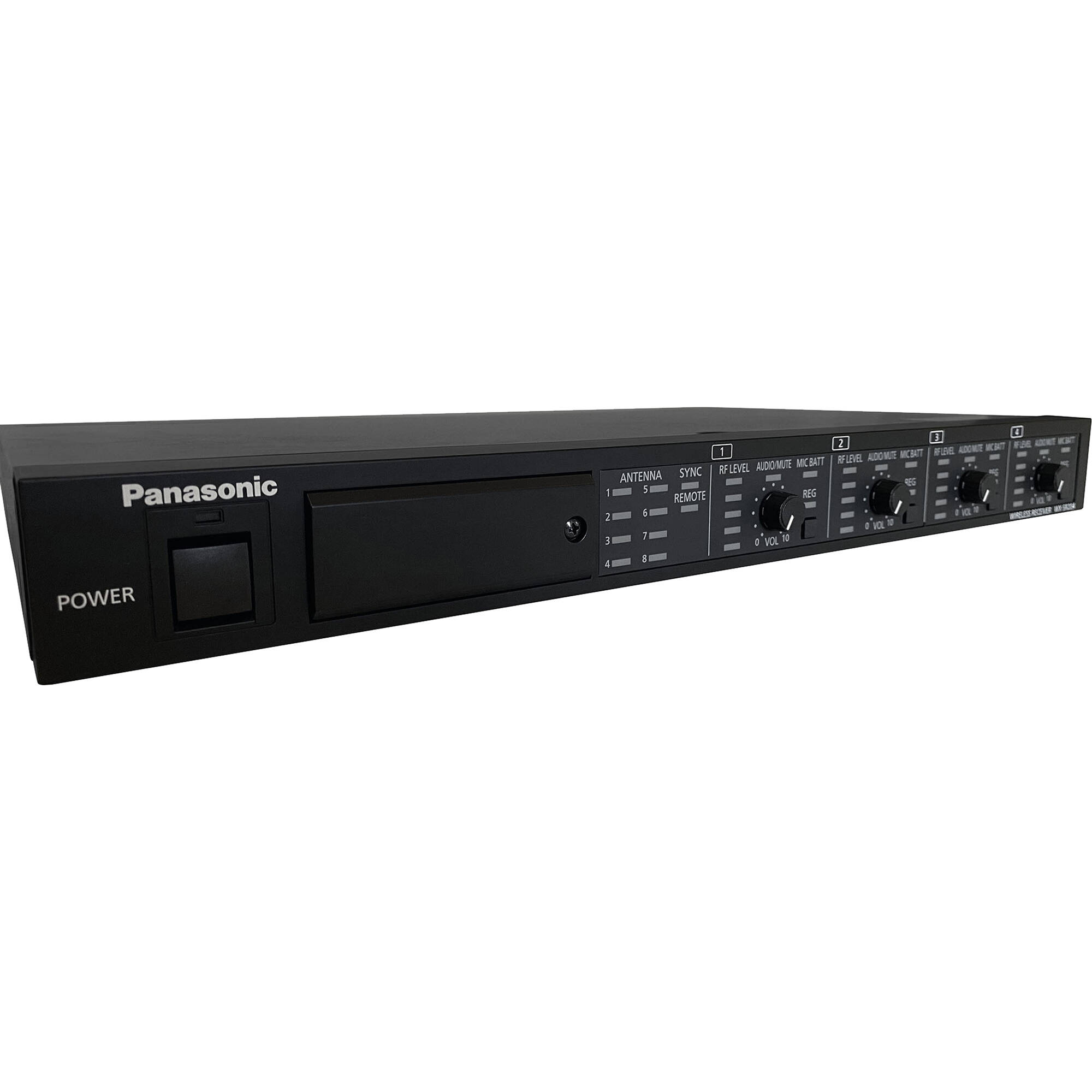 6e56b6b3126d8800272854ec83207f69.jpg Panasonic WX-SR204 Receptor inalámbrico digital para montaje en rack de 4 canales (1,9 GHz) - Imagen 1