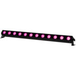 American DJ UBL12H RGBAL+UV Barra de luz lineal con filtro de difusión (12 LED)