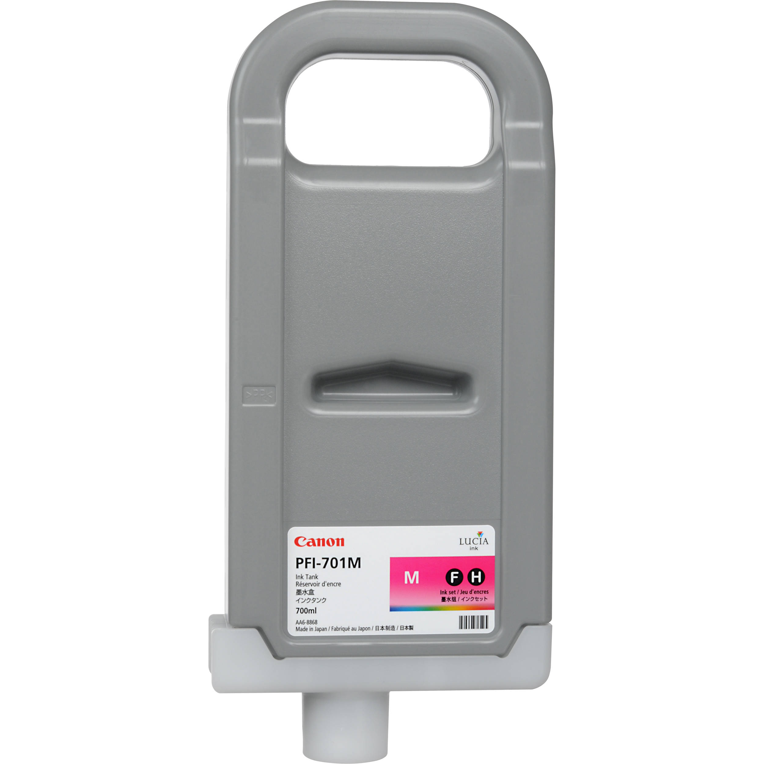 6efce7bd3136cb1824bf011d36b4d973.jpg Canon LUCIA PFI-701M Magenta Ink Tank (700 ml) - Imagen 1