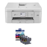 Brother MFC-J1800DW Print & Cut All-in-One Color Inkjet Printer with LC401XL3PKS High-Yield Color Ink Cartridges Kit - Imagen 2