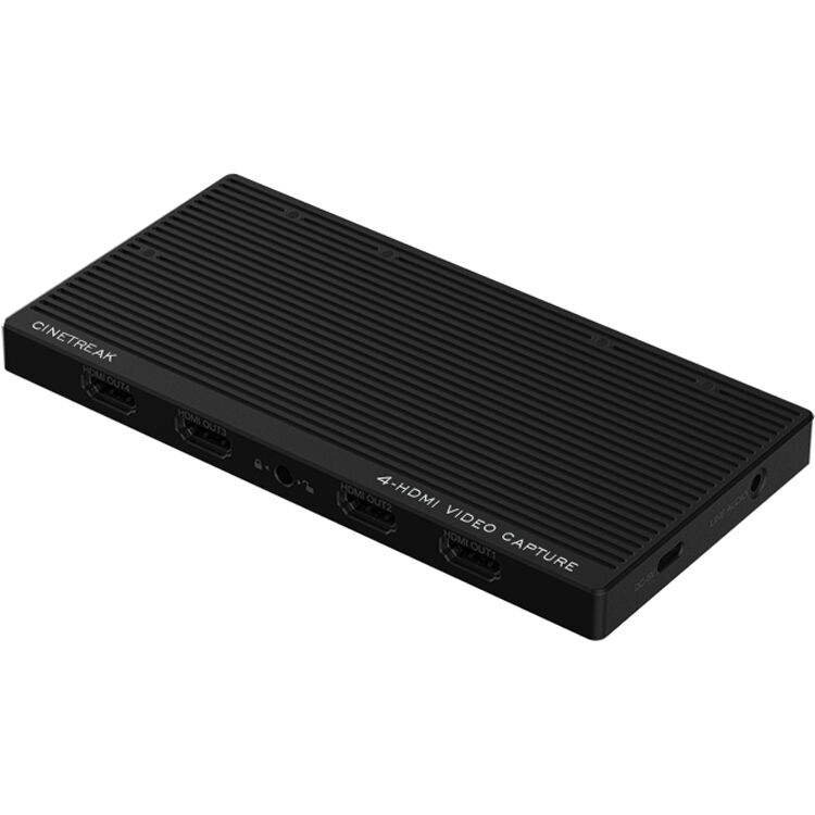 6f5a7480f9493880ac29c2d236ccca0d.jpg Dispositivo de captura CineTreak CT-4 4K de 4 canales HDMI a USB - Imagen 1