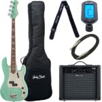 Harley Benton MV-4P Seafoam Green Set