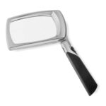 Carson Lupa rectangular plegable eléctrica de 2,5 aumentos con luz LED - Imagen 3