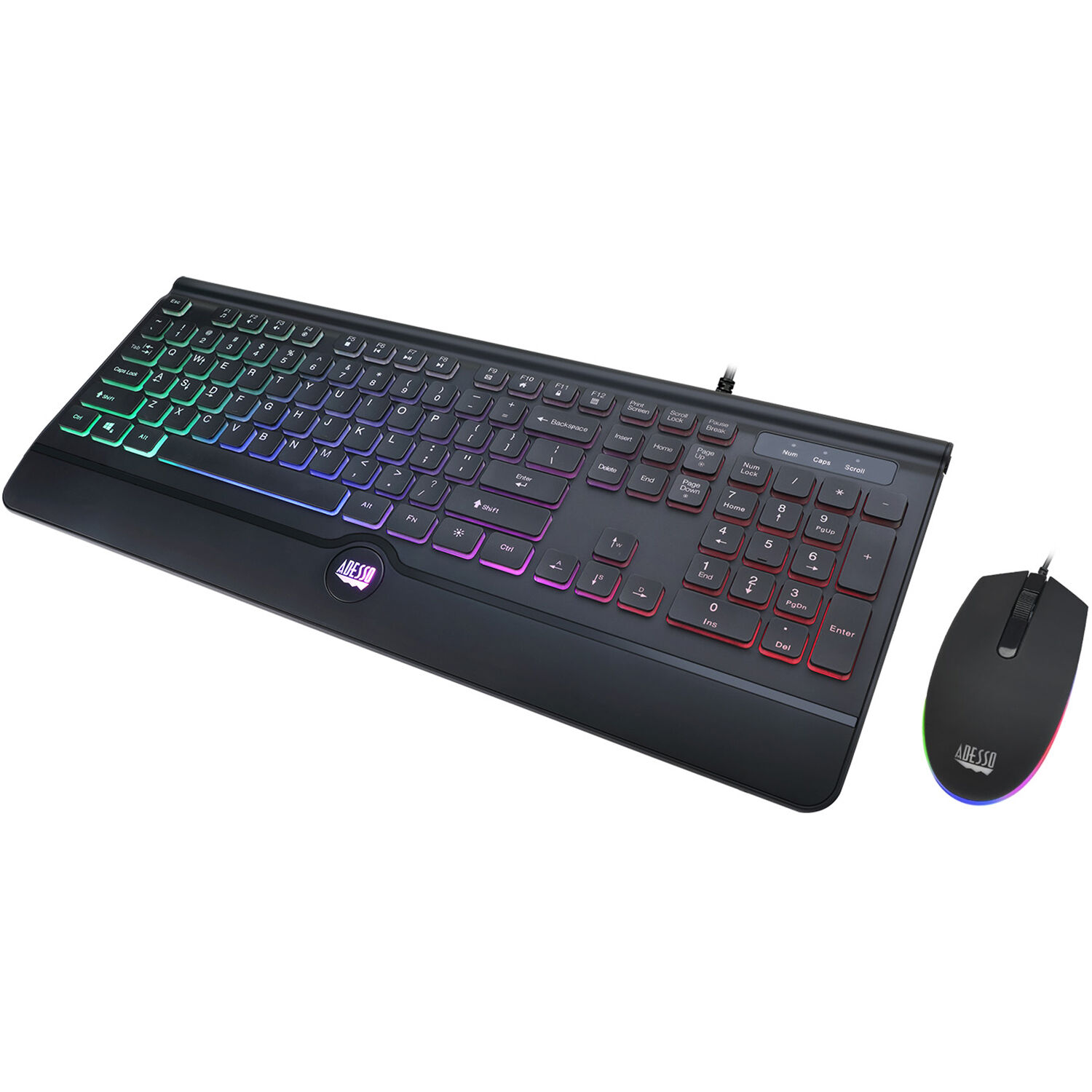 70dc1f14d601d2b86f6a4703e84fd46c-1.jpg Combinación de teclado y ratón iluminados para juegos Adesso - Imagen 1