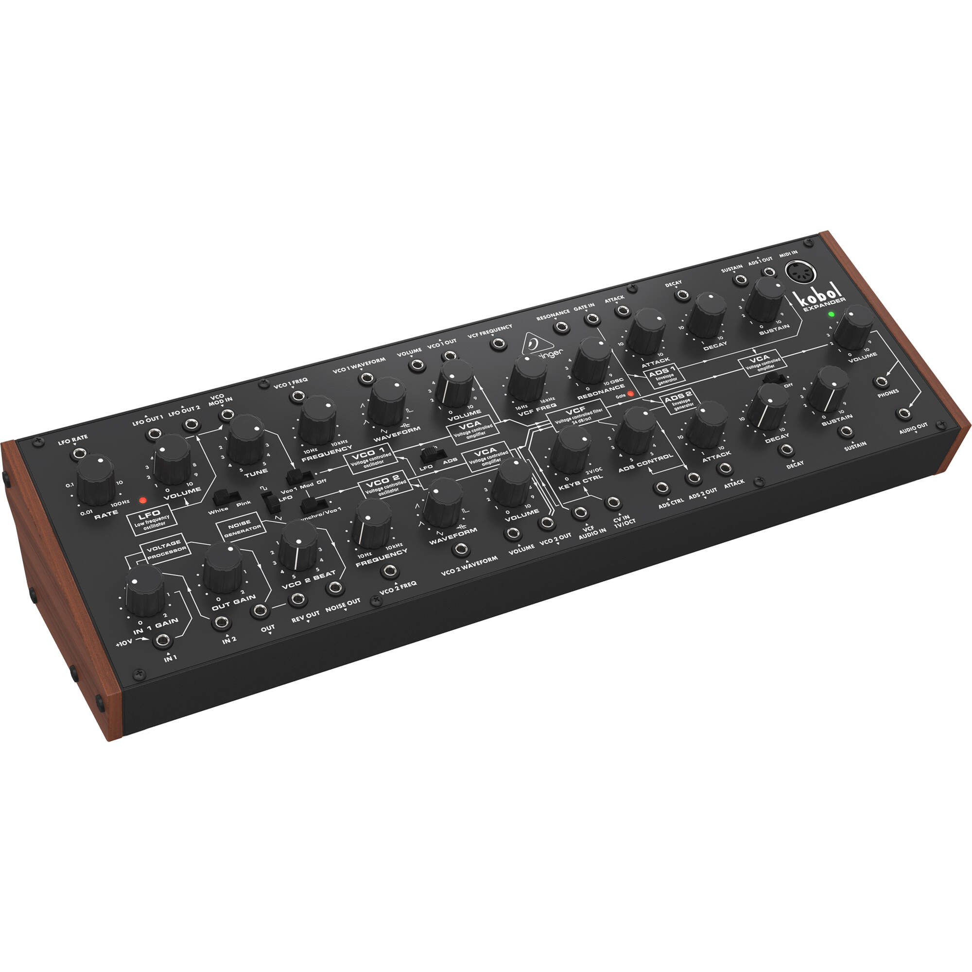 70f082c30ec6265bbb265445d5df1625.jpg Behringer Kobol Expander Sintetizador semimodular analógico - Imagen 1