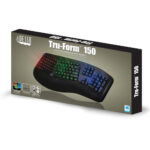 Adesso Tru-Form 150 Teclado ergonómico iluminado de 3 colores (negro) - Imagen 5