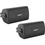 Bose Professional FS2SE Altavoz pasivo para exteriores de montaje en superficie de 2,25" y 80 W (negro, par)